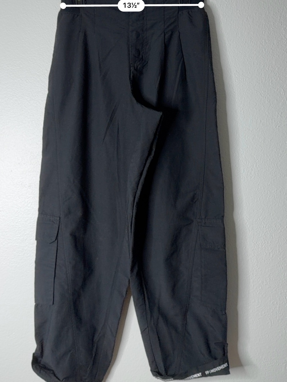 FP Movement by Free People Mesmerize Me Cargo Pant Size S  Black - Picture 12 of 16
